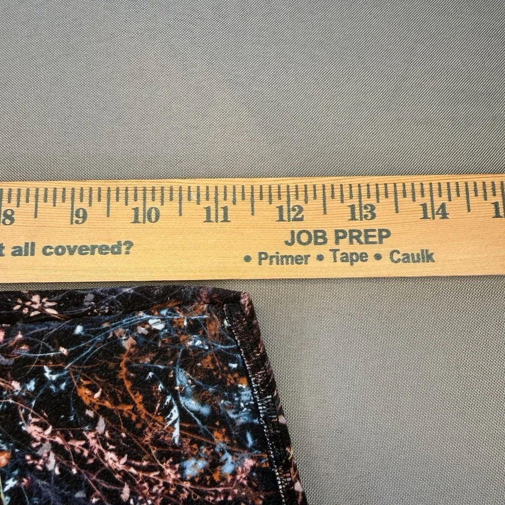 Lululemon Women's Multicolor/Black Floral Leggings Size 6 Pull-On Skinny